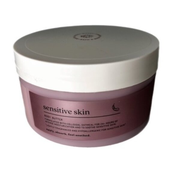 Bath & Body Works Sensitive Skin Colloidal Oatmeal Body Butter 6.5oz NWT - Picture 2 of 5